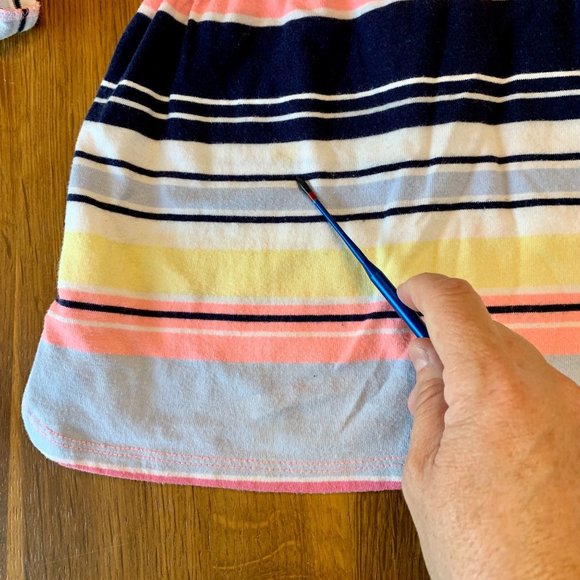 MILKSHAKE Girls Tunic Dress 3 3T Australian Pink Blue Stripes Toddler Girl - Picture 4 of 5